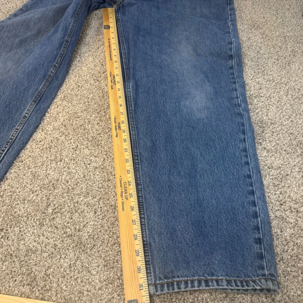 Levis 560 Comfort Fit Tapered Leg Jeans Mens 40x32 Medium Wash Blue Denim